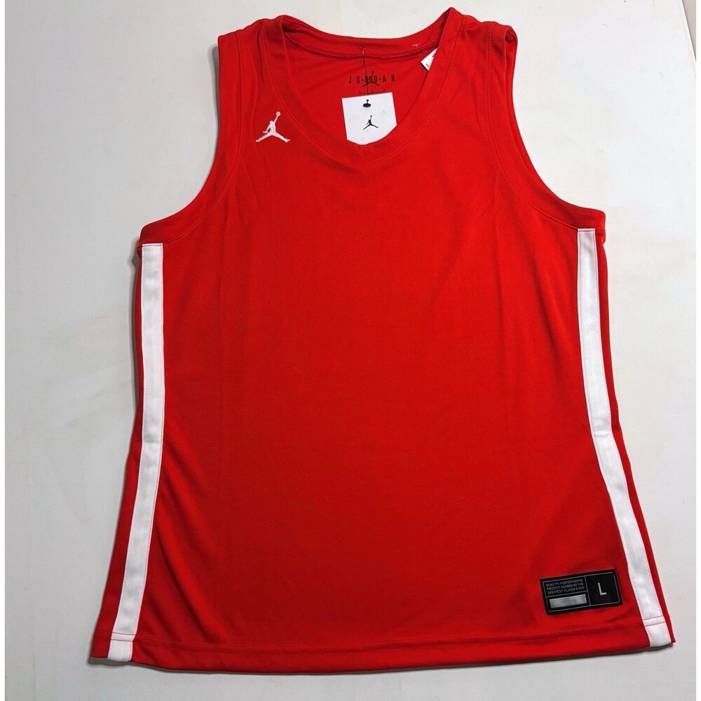 NIKE Jordan Jumpman Jersey Women's Red / White Size Large NWT